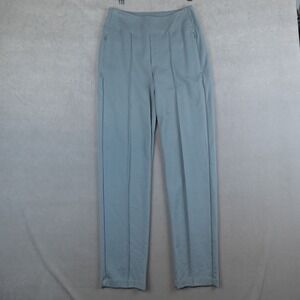 ATHLETA Eastbound Straight Pants Womens 2 Blue Zip Pockets Stretch 29" Inseam